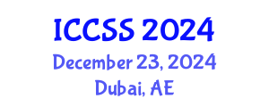 International Conference on Computational and Statistical Sciences (ICCSS) December 23, 2024 - Dubai, United Arab Emirates