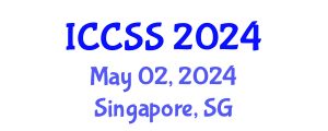 International Conference on Computational and Statistical Sciences (ICCSS) May 02, 2024 - Singapore, Singapore