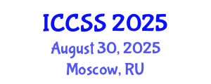 International Conference on Computational and Statistical Sciences (ICCSS) August 30, 2025 - Moscow, Russia