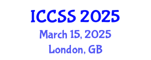 International Conference on Computational and Statistical Sciences (ICCSS) March 15, 2025 - London, United Kingdom