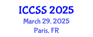 International Conference on Computational and Statistical Sciences (ICCSS) March 29, 2025 - Paris, France