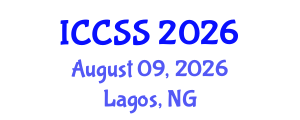 International Conference on Computational and Statistical Sciences (ICCSS) August 09, 2026 - Lagos, Nigeria