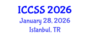 International Conference on Computational and Statistical Sciences (ICCSS) January 28, 2026 - Istanbul, Turkey