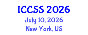 International Conference on Computational and Statistical Sciences (ICCSS) July 10, 2026 - New York, United States International Conference on Computational and Statistical Sciences (ICCSS) July 10, 2026 - New York, United States