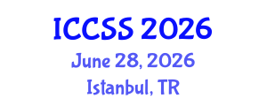 International Conference on Computational and Statistical Sciences (ICCSS) June 28, 2026 - Istanbul, Turkey