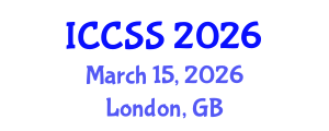 International Conference on Computational and Statistical Sciences (ICCSS) March 15, 2026 - London, United Kingdom