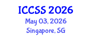 International Conference on Computational and Statistical Sciences (ICCSS) May 03, 2026 - Singapore, Singapore