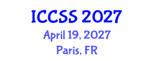 International Conference on Computational and Statistical Sciences (ICCSS) April 19, 2027 - Paris, France International Conference on Computational and Statistical Sciences (ICCSS) April 19, 2027 - Paris, France