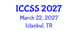 International Conference on Computational and Statistical Sciences (ICCSS) March 22, 2027 - Istanbul, Turkey International Conference on Computational and Statistical Sciences (ICCSS) March 22, 2027 - Istanbul, Turkey