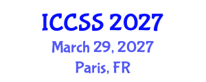 International Conference on Computational and Statistical Sciences (ICCSS) March 29, 2027 - Paris, France International Conference on Computational and Statistical Sciences (ICCSS) March 29, 2027 - Paris, France
