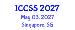 International Conference on Computational and Statistical Sciences (ICCSS) May 03, 2027 - Singapore, Singapore International Conference on Computational and Statistical Sciences (ICCSS) May 03, 2027 - Singapore, Singapore