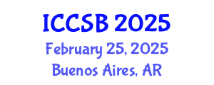 International Conference on Computational and Systems Biology (ICCSB) February 25, 2025 - Buenos Aires, Argentina