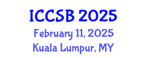 International Conference on Computational and Systems Biology (ICCSB) February 11, 2025 - Kuala Lumpur, Malaysia