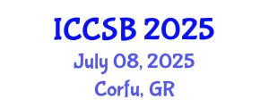 International Conference on Computational and Systems Biology (ICCSB) July 08, 2025 - Corfu, Greece
