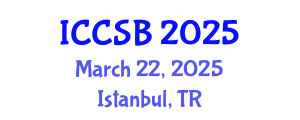 International Conference on Computational and Systems Biology (ICCSB) March 22, 2025 - Istanbul, Turkey