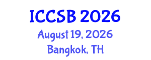 International Conference on Computational and Systems Biology (ICCSB) August 19, 2026 - Bangkok, Thailand