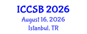 International Conference on Computational and Systems Biology (ICCSB) August 16, 2026 - Istanbul, Turkey