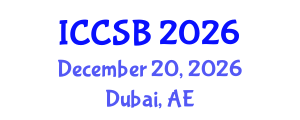 International Conference on Computational and Systems Biology (ICCSB) December 20, 2026 - Dubai, United Arab Emirates International Conference on Computational and Systems Biology (ICCSB) December 20, 2026 - Dubai, United Arab Emirates