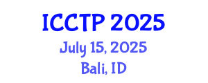 International Conference on Computational and Theoretical Physics (ICCTP) July 15, 2025 - Bali, Indonesia
