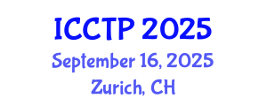 International Conference on Computational and Theoretical Physics (ICCTP) September 16, 2025 - Zurich, Switzerland
