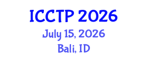 International Conference on Computational and Theoretical Physics (ICCTP) July 15, 2026 - Bali, Indonesia