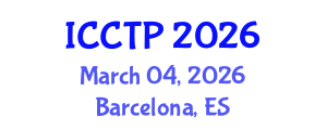 International Conference on Computational and Theoretical Physics (ICCTP) March 04, 2026 - Barcelona, Spain