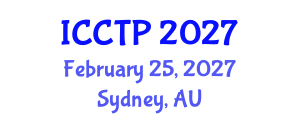 International Conference on Computational and Theoretical Physics (ICCTP) February 25, 2027 - Sydney, Australia International Conference on Computational and Theoretical Physics (ICCTP) February 25, 2027 - Sydney, Australia
