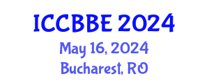 International Conference on Computational Biology and Biomedical Engineering (ICCBBE) May 16, 2024 - Bucharest, Romania