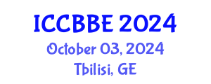 International Conference on Computational Biology and Biomedical Engineering (ICCBBE) October 03, 2024 - Tbilisi, Georgia