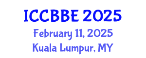 International Conference on Computational Biology and Biomedical Engineering (ICCBBE) February 11, 2025 - Kuala Lumpur, Malaysia