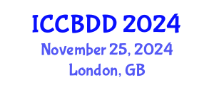 International Conference on Computational Biology and Drug Design (ICCBDD) November 25, 2024 - London, United Kingdom