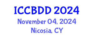 International Conference on Computational Biology and Drug Design (ICCBDD) November 04, 2024 - Nicosia, Cyprus