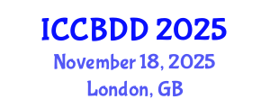 International Conference on Computational Biology and Drug Design (ICCBDD) November 18, 2025 - London, United Kingdom
