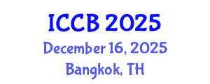 International Conference on Computational Biology (ICCB) December 16, 2025 - Bangkok, Thailand