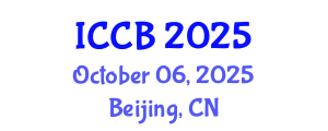 International Conference on Computational Biology (ICCB) October 06, 2025 - Beijing, China