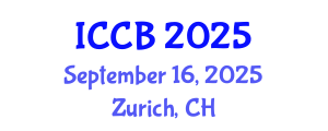International Conference on Computational Biology (ICCB) September 16, 2025 - Zurich, Switzerland