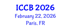 International Conference on Computational Biology (ICCB) February 22, 2026 - Paris, France