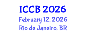 International Conference on Computational Biology (ICCB) February 12, 2026 - Rio de Janeiro, Brazil International Conference on Computational Biology (ICCB) February 12, 2026 - Rio de Janeiro, Brazil