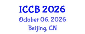 International Conference on Computational Biology (ICCB) October 06, 2026 - Beijing, China