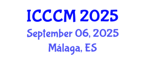 International Conference on Computational Chemistry and Modelling (ICCCM) September 06, 2025 - Málaga, Spain