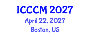 International Conference on Computational Chemistry and Modelling (ICCCM) April 22, 2027 - Boston, United States International Conference on Computational Chemistry and Modelling (ICCCM) April 22, 2027 - Boston, United States