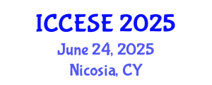 International Conference on Computational Economics, Statistics and Econometrics (ICCESE) June 24, 2025 - Nicosia, Cyprus