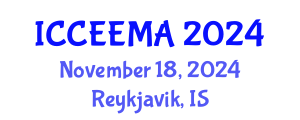 International Conference on Computational Electromagnetics, Electrodynamics, Methods and Applications (ICCEEMA) November 18, 2024 - Reykjavik, Iceland