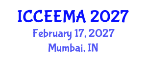 International Conference on Computational Electromagnetics, Electrodynamics, Methods and Applications (ICCEEMA) February 17, 2027 - Mumbai, India International Conference on Computational Electromagnetics, Electrodynamics, Methods and Applications (ICCEEMA) February 17, 2027 - Mumbai, India