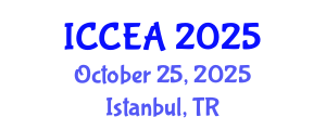 International Conference on Computational Engineering and Applications (ICCEA) October 25, 2025 - Istanbul, Turkey