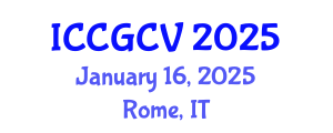 International Conference on Computational Geometry and Computer Vision (ICCGCV) January 16, 2025 - Rome, Italy