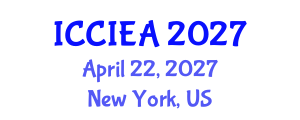 International Conference on Computational Intelligence and Engineering Applications (ICCIEA) April 22, 2027 - New York, United States International Conference on Computational Intelligence and Engineering Applications (ICCIEA) April 22, 2027 - New York, United States