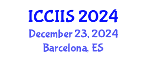 International Conference on Computational Intelligence and Intelligent Systems (ICCIIS) December 23, 2024 - Barcelona, Spain
