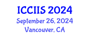 International Conference on Computational Intelligence and Intelligent Systems (ICCIIS) September 26, 2024 - Vancouver, Canada