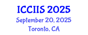 International Conference on Computational Intelligence and Intelligent Systems (ICCIIS) September 20, 2025 - Toronto, Canada